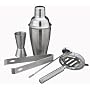 Coffret Cocktail en Inox Avec Shaker - 5 Accessoir&hellip de Touslescadeaux