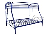 Twin Full Size Futon Blue Finish
