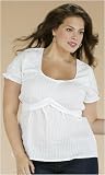 Plus Size Emma Embroidered Scoopneck Top by 