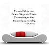 Dr seuss the more that you read wall art vinyl decals letters love kids bedroom wall sayings
