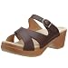 Dansko Women's Sela Sandal,Brown,38 EU (US Women's 7.5-8 M)