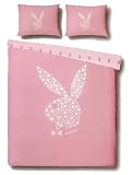Playboy 'Star Bunny' Double Duvet Cover and Pillowcases