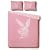 Playboy 'Star Bunny' Double Duvet Cover and Pillowcases