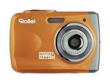 Rollei Sportsline 50 Digitalkamera (5 Megapixels, 8 - fach digital Zoom, 6,10 cm (2,4 Zoll) Display, Wasserdicht bis 3 Meter) orange