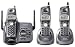 Panasonic Refurb KXTG5653BP 5.8GHz Cordless Phone,3 Handset, 1x3,Digital Answering Device,Black