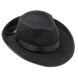 Pin Stripe Fedora Hat