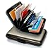 Dark Grey Metal Aluminum Credit Card Case Wallet