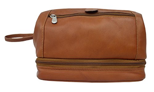 Piel Leather U Frame Utility Kit with Zip Bottom