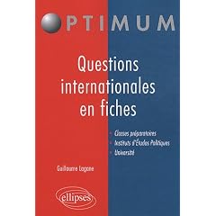 Les grandes questions internationales en fiches