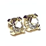 pewterhooter Hommes boucles d'oreilles de cristal avec boîte-cadeau.Fait avec cristal Swarovski.