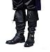 Deluxe Adult Vinyl Black Boot Tops - Adult Std.
