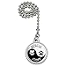 GRAPHICS & MORE Rescue Adopt Yin Yang Paw Prints Dogs Cats Ceiling Fan and Light Pull Chain