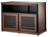 IMAGE OF Salamander Synergy 329  A/V Cabinet w/ Two Doors & Center Channel Shelf  (Cherry/Black)