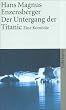 Der Untergang der Titanic: Eine Kom�die (suhrkamp taschenbuch)