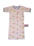 ANNA'S Preemie 100% Snuggly Soft Peruvian Cotton - Teddy and the Bee's Gown with Front Opening