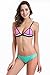 FLORAVOGUE Womens Neoprene Bikini Mesh Triangle Set Bathing Suit Set