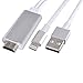 HDMI Cable PowerLead 6.4 Ft MHL To HDMI Cable To 1080P HDTV Adapter For iPad iPhone 5 5C 5S 6 6s Plus(Compatible with the(Wi-fi and Cellular/Wifi and 3G)Version for Ipad)