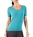 Wool Overs Women's Cashmere & Merino Short Sleeve Sweater