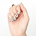 Tattify Floral Nail Wraps - Grandma's Wallpaper (Set of 22)