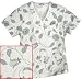 Printed Mock Wrap Top - P14 (X-Small)