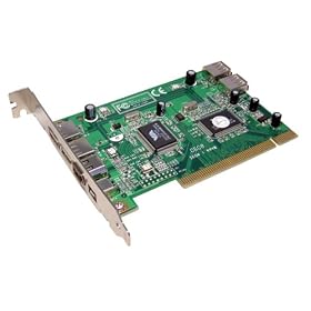 Max Value Combo USB 2.0 & IEEE1394a PCI Host Card with internal & External Ports