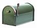 Architectural Mailboxes Coronado Mailbox with Antique Copper Accents, Graphite Bronze