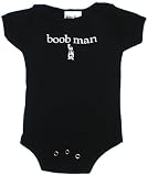 Boob Man 6-12m Baby One-Piece by Baby Rock Apparel