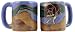 Set Of Two MARA 16 Ounce COFFEE Cup STONEWARE Collectible Mug GRIZZLY BEAR