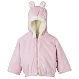 Newborn IPlay Soft & Snggly Hooded Jacket - Pink
