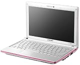 Samsung NC10 25,7 cm (10,1 Zoll) Netbook (Intel Atom N270 1,6GHz, 1GB RAM, 160GB HDD, Intel 950, Win 7 Starter) pink