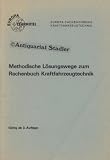 Produkt-Bild: Methodische L&ouml;sungswege zum Rechenbuch Kraftfahrzeugtechnik.