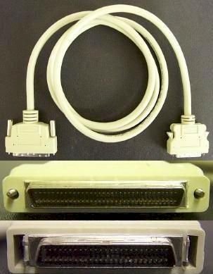 6 Ft 68-Pin HD68 Male to 50-Pin HD50 Male External External Cable SCSI-HD68-HD50-06