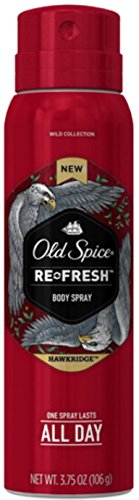 Old Spice Refresh Body Spray, Hawkridge 3.75 oz