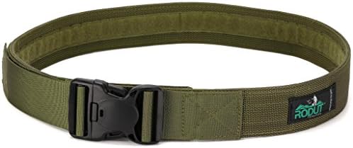 RodutTM 2" Survival Tactical Belt Military Belt CQB Rigger's Belt (OD Green)
