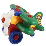 Como Child Colorful Plastic Detachable Airplane Helicopter Toy by uxcell