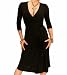 41e0ZrzQClL. SL75  Blue Banana Black Elegant Slinky Wrap Dress