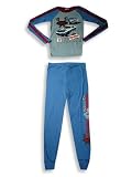 Private Label - Boys Long Sleeved Pajama Set, Blue