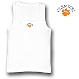 Clemson Tigers NCAA Debut Tank Top Shirt For Women (White)
