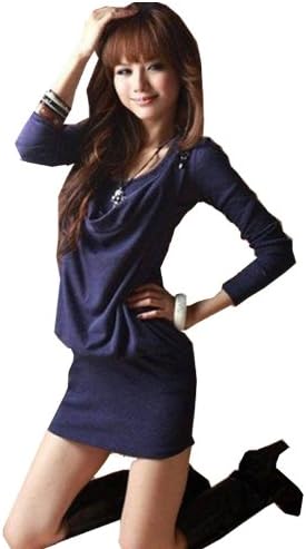 GT-Dress Korean long sleeve casual sweater t-shirt women dresses new fashion