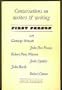 First Person; Conversations on Writers & Writing with Glenway Wescott, John Dos Passos, Robert Penn