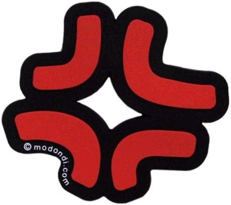 Modondi Popping Vein 4" Emoticon Pin