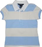 Ralph Lauren 'RLC' Toddler Girl's Striped Logo Rugby