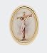 Gold Plated Religious Lapel Pin - Crucifixion