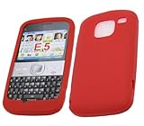 iTALKonline SoftSkin RED Super Hydro SILICONE Protective Armour/Case/Skin/C ....