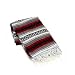 RED Authentic Mexican Falsa Blanket Sz 74"/56" Yoga Practice Mat