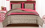 Leopard Love Full / Queen Comforter With 2 Shams