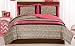 41e0mN4y9AL. SL75  Morgan Kids 3pc Pink & Black ROCKER Microfiber Twin Sheet Set