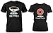 Cute Matching Couple Shirts - Coffee and Donut Better Together – His & Hers Gift