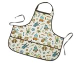 Sugarbooger Apron, Retro Robot