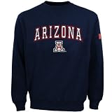 Arizona Wildcats Navy Blue Automatic Crew Sweatshirt